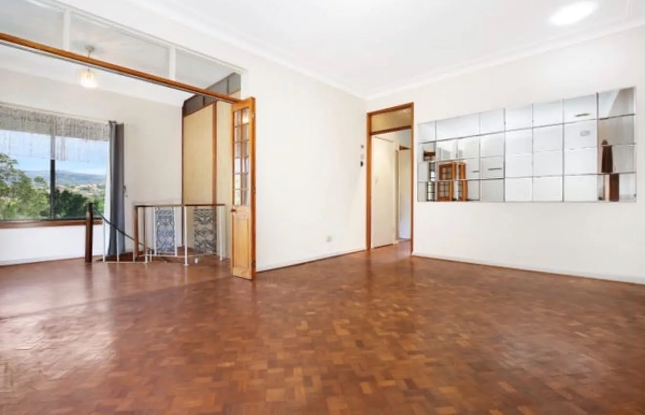 Before — Open-plan kitchen & living renovation